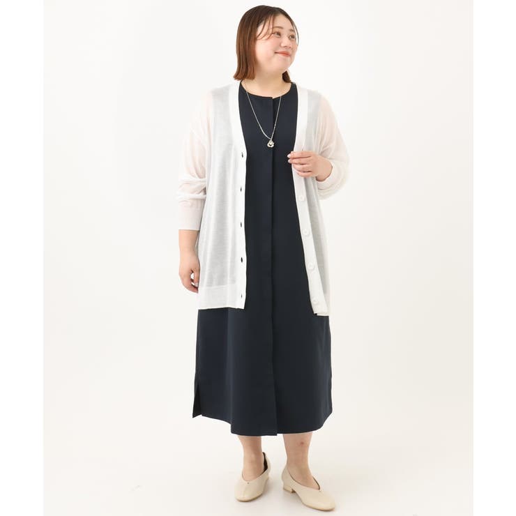 【大きいサイズ/soso×eur3】2wayノースリーブワンピース | eur3 | 詳細画像3 