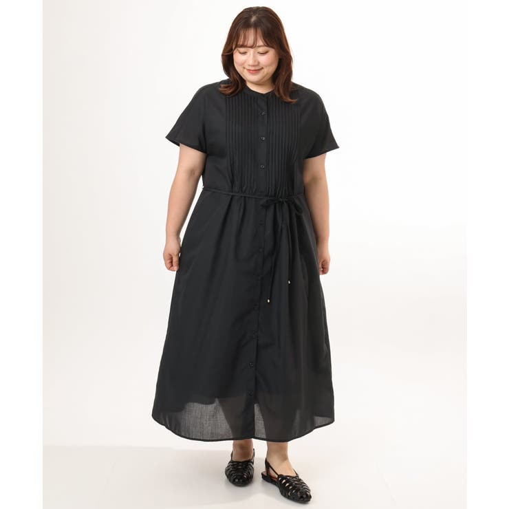 【大きいサイズ/a.v.v×eur3】ピンタックワンピース | eur3 | 詳細画像17 