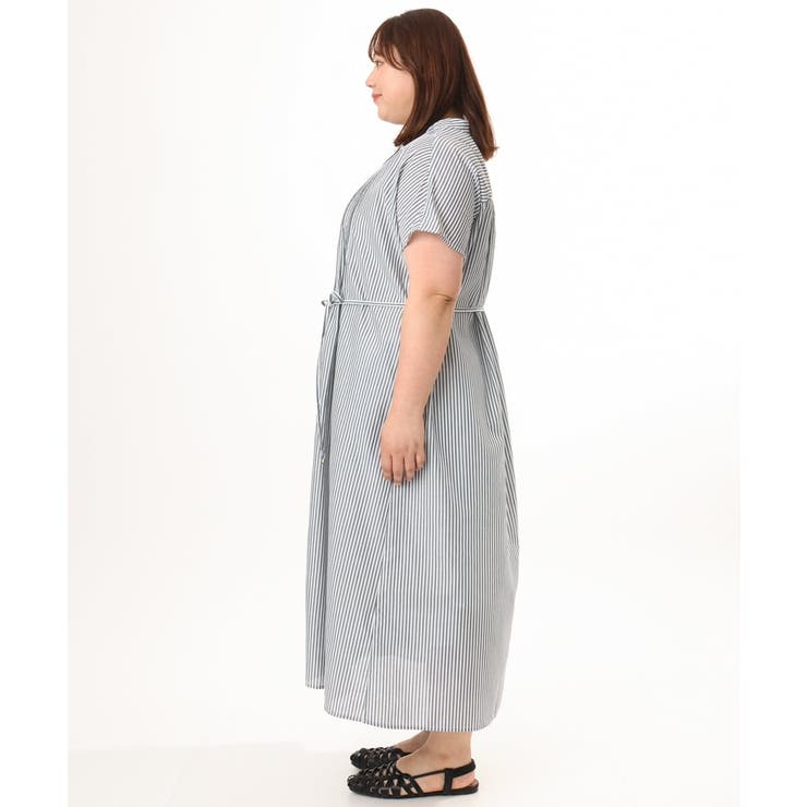 【大きいサイズ/a.v.v×eur3】ピンタックワンピース | eur3 | 詳細画像6 