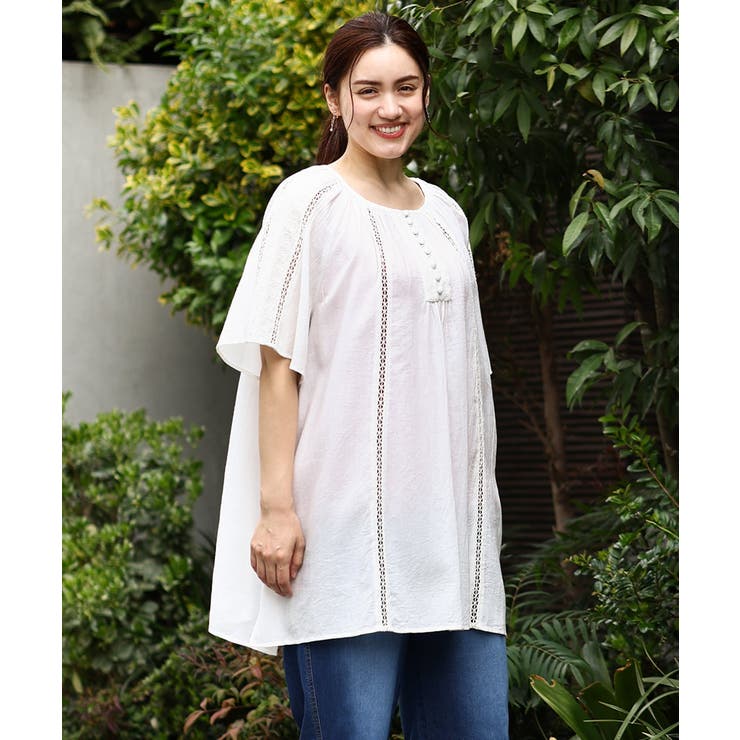 【大きいサイズ】インド刺繍チュニック | eur3 | 詳細画像5 