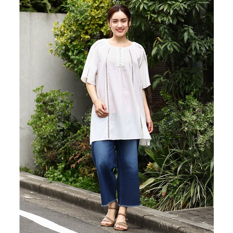 【大きいサイズ】インド刺繍チュニック | eur3 | 詳細画像7 