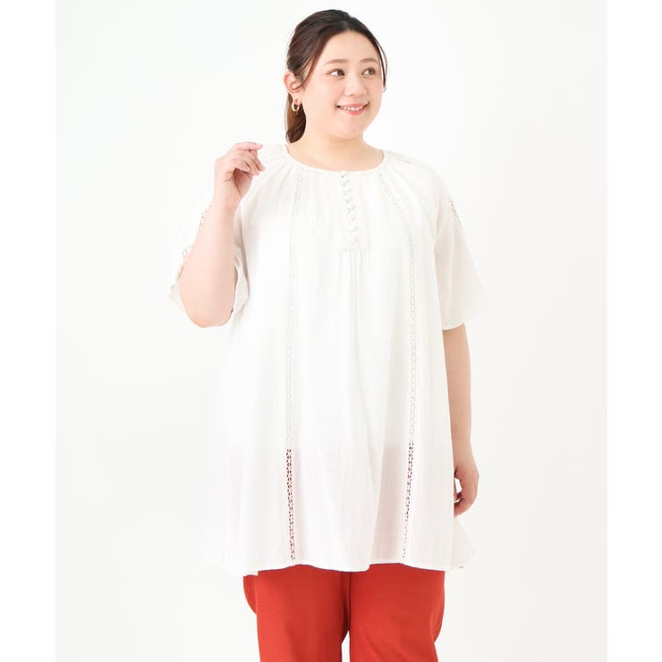 【大きいサイズ】インド刺繍チュニック | eur3 | 詳細画像8 