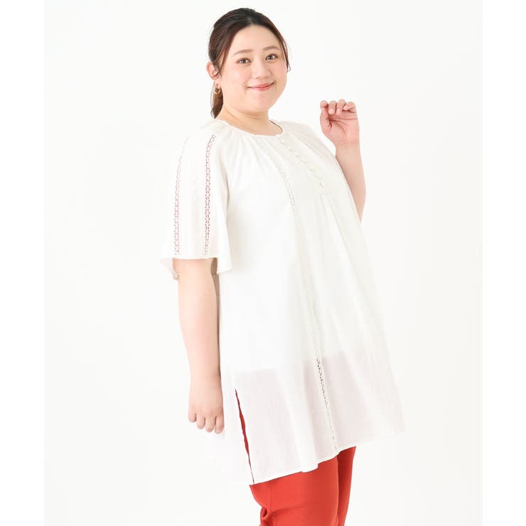 【大きいサイズ】インド刺繍チュニック | eur3 | 詳細画像9 