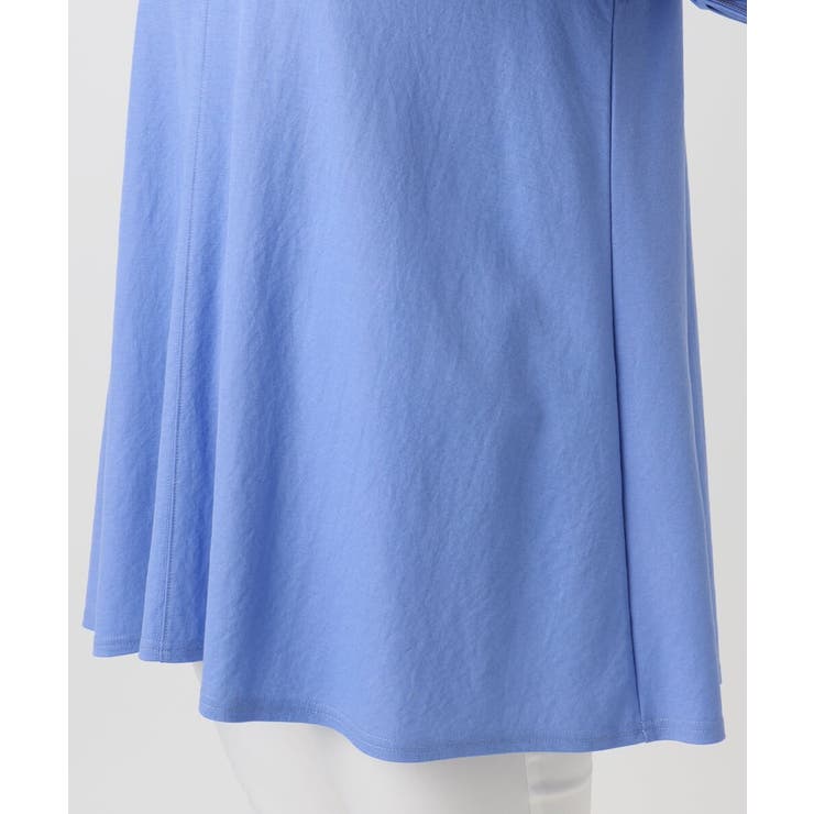 【大きいサイズ/接触冷感】カノコバックフレアチュニック | eur3 | 詳細画像11 