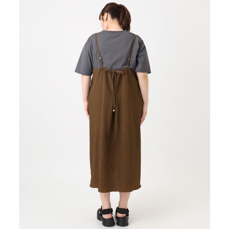 【大きいサイズ】エンボスドットワンピース | eur3 | 詳細画像11 