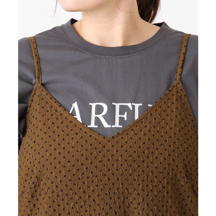 【大きいサイズ】エンボスドットワンピース | eur3 | 詳細画像14 