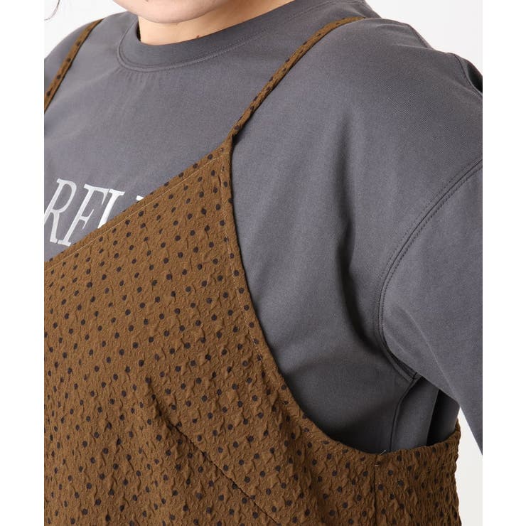 【大きいサイズ】エンボスドットワンピース | eur3 | 詳細画像15 