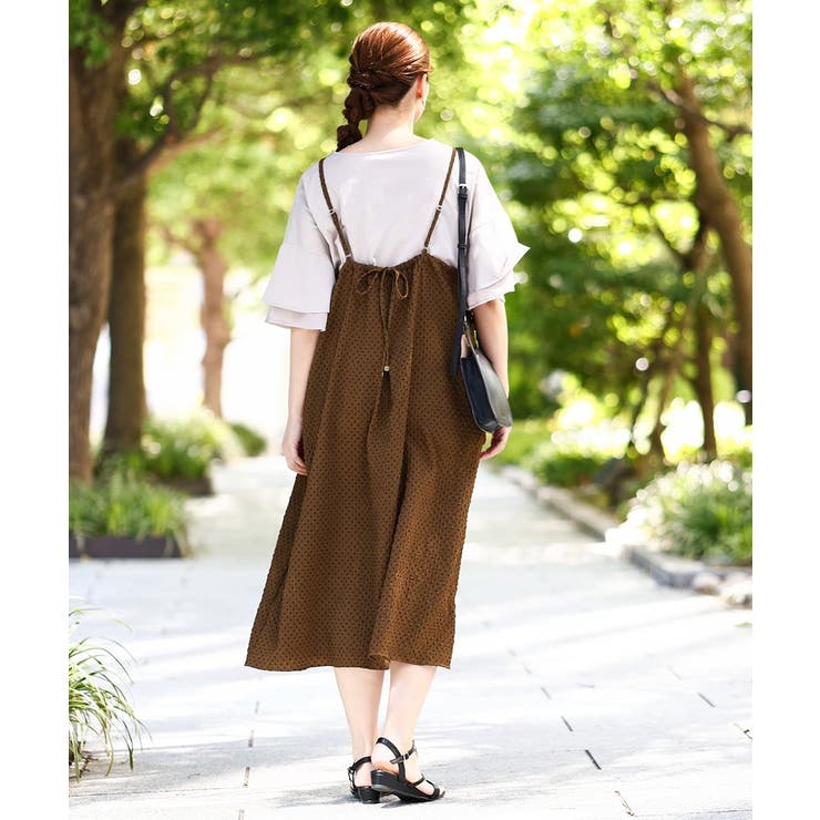 【大きいサイズ】エンボスドットワンピース | eur3 | 詳細画像7 