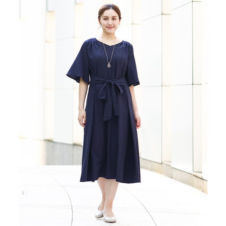 【大きいサイズ】ヴィンテージポプリンワンピース | eur3 | 詳細画像1 