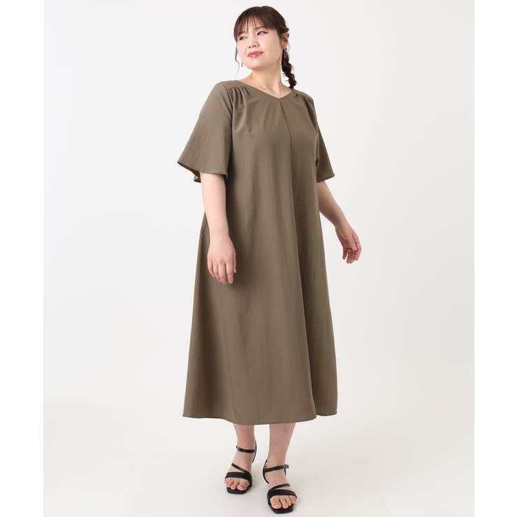 【大きいサイズ】ヴィンテージポプリンワンピース | eur3 | 詳細画像11 