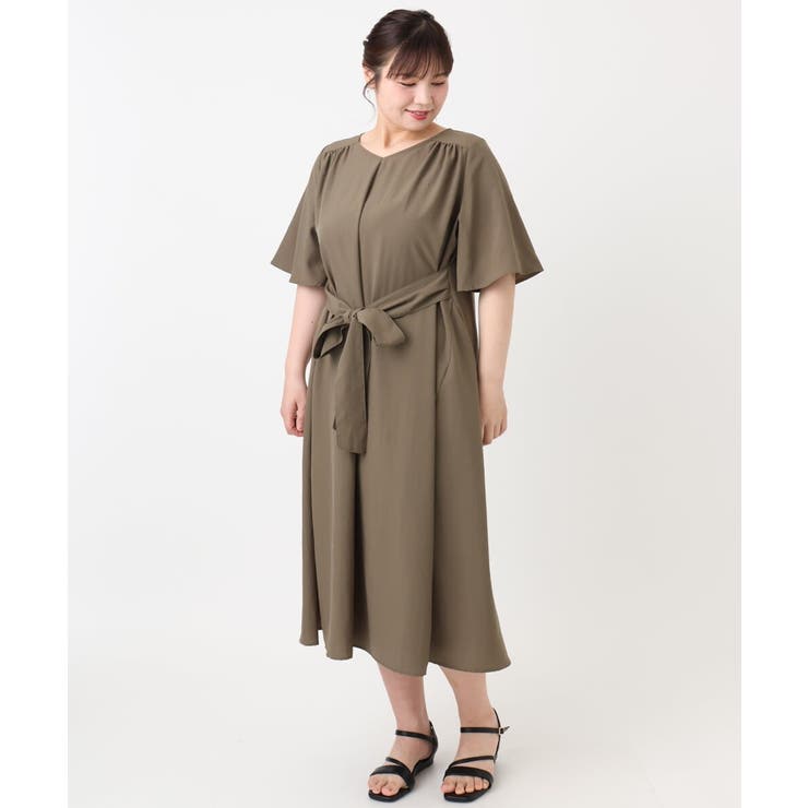 【大きいサイズ】ヴィンテージポプリンワンピース | eur3 | 詳細画像2 