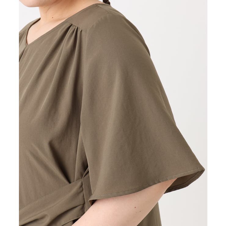 【大きいサイズ】ヴィンテージポプリンワンピース | eur3 | 詳細画像7 