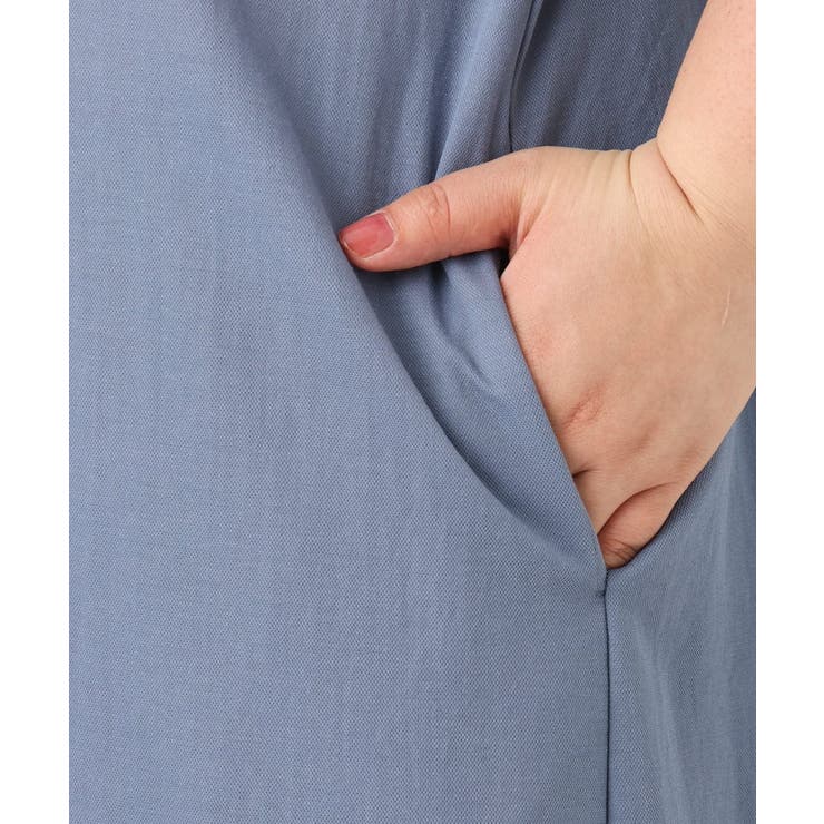 【大きいサイズ/接触冷感】カノコサイドスリットワンピース | eur3 | 詳細画像10 