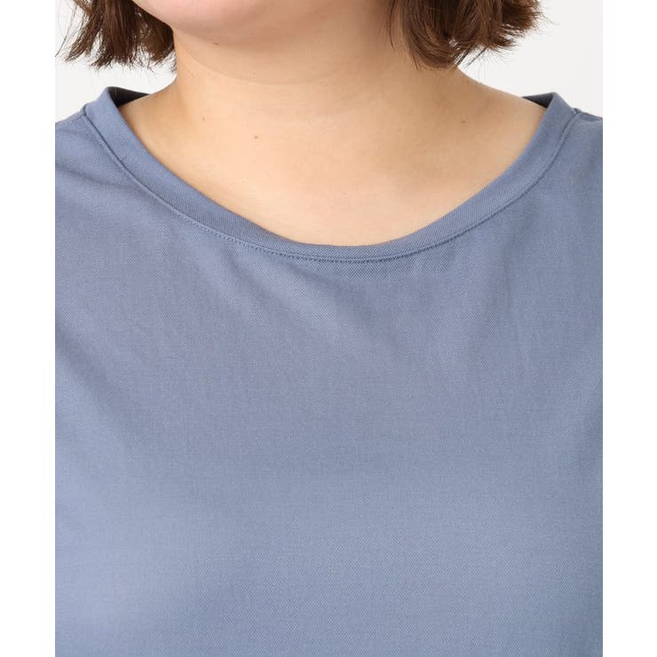 【大きいサイズ/接触冷感】カノコサイドスリットワンピース | eur3 | 詳細画像8 