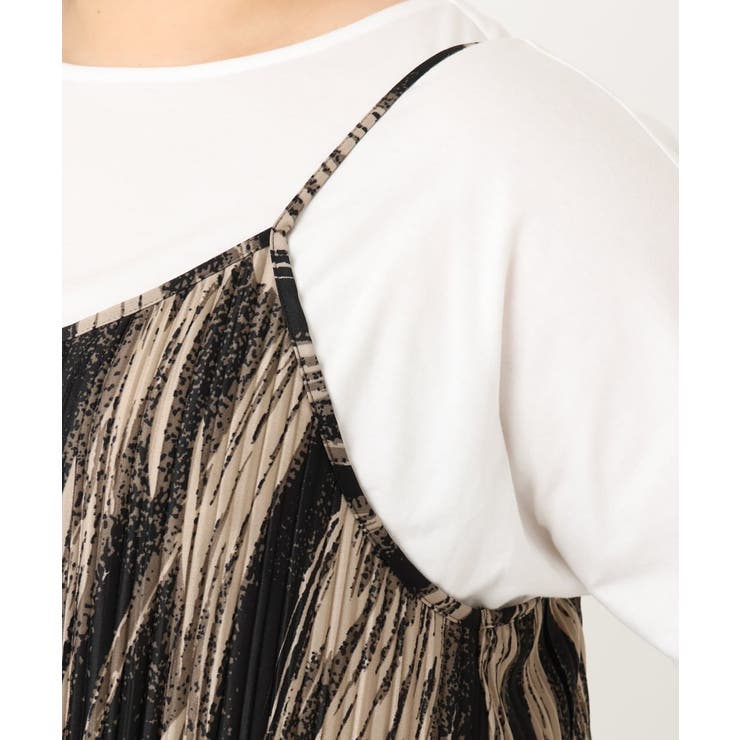 【大きいサイズ】プリーツキャミワンピース | eur3 | 詳細画像14 