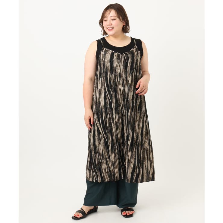 【大きいサイズ】プリーツキャミワンピース | eur3 | 詳細画像5 