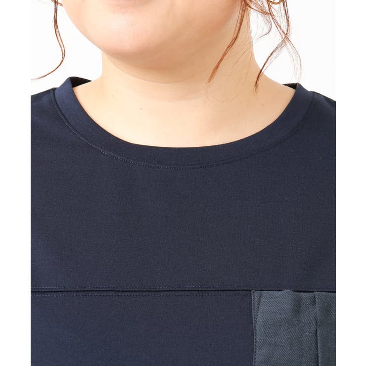【大きいサイズ】胸ポケット付きTシャツチュニック | eur3 | 詳細画像6 