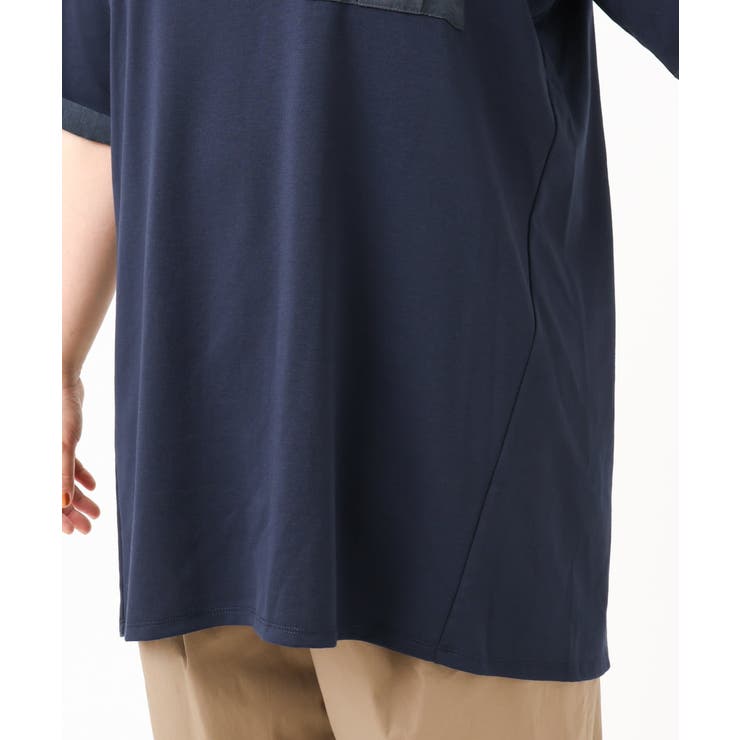 【大きいサイズ】胸ポケット付きTシャツチュニック | eur3 | 詳細画像8 