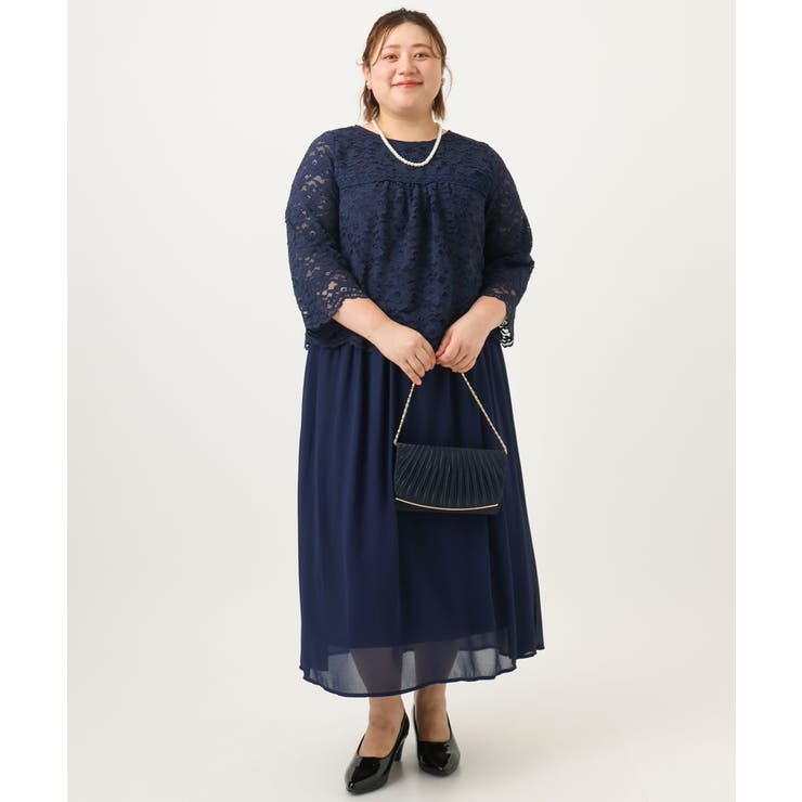 【大きいサイズ】スカラレースワンピース | eur3 | 詳細画像14 