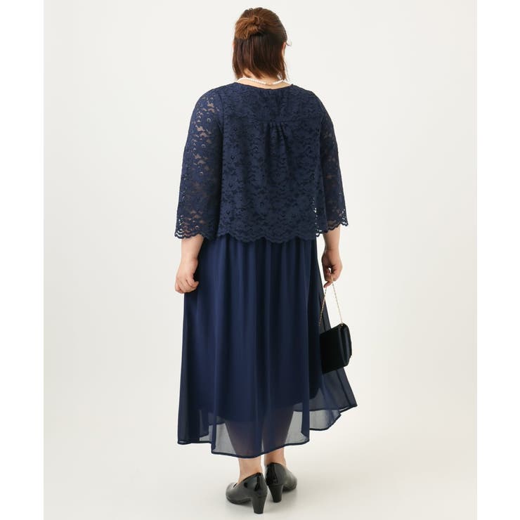 【大きいサイズ】スカラレースワンピース | eur3 | 詳細画像16 