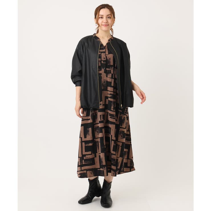 【大きいサイズ/LAVEANGE×eur3】タックワンピース | eur3 | 詳細画像10 