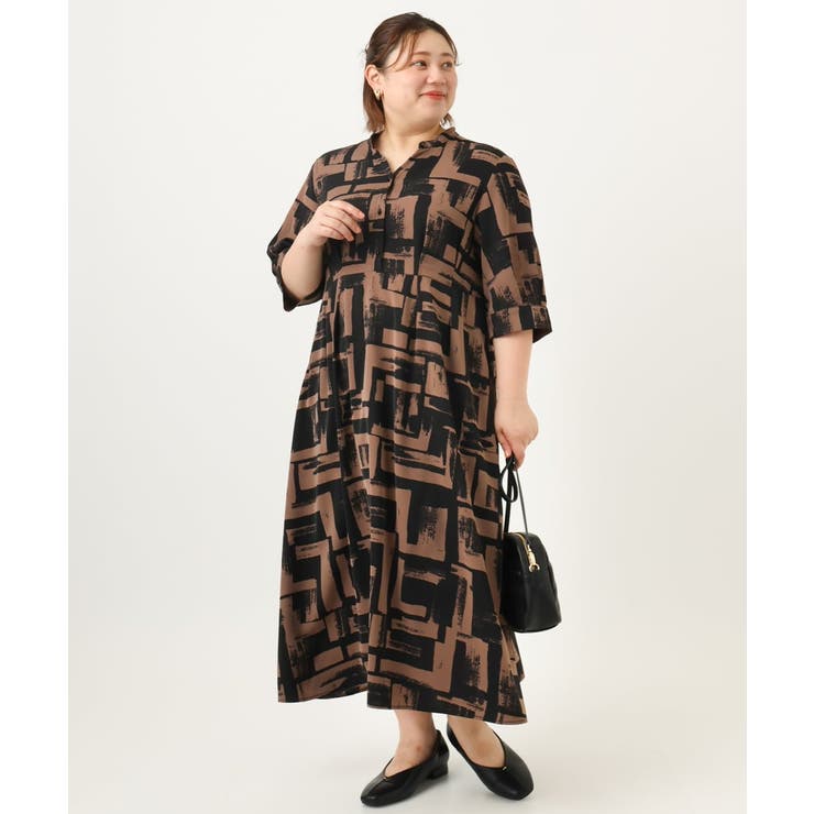 【大きいサイズ/LAVEANGE×eur3】タックワンピース | eur3 | 詳細画像12 