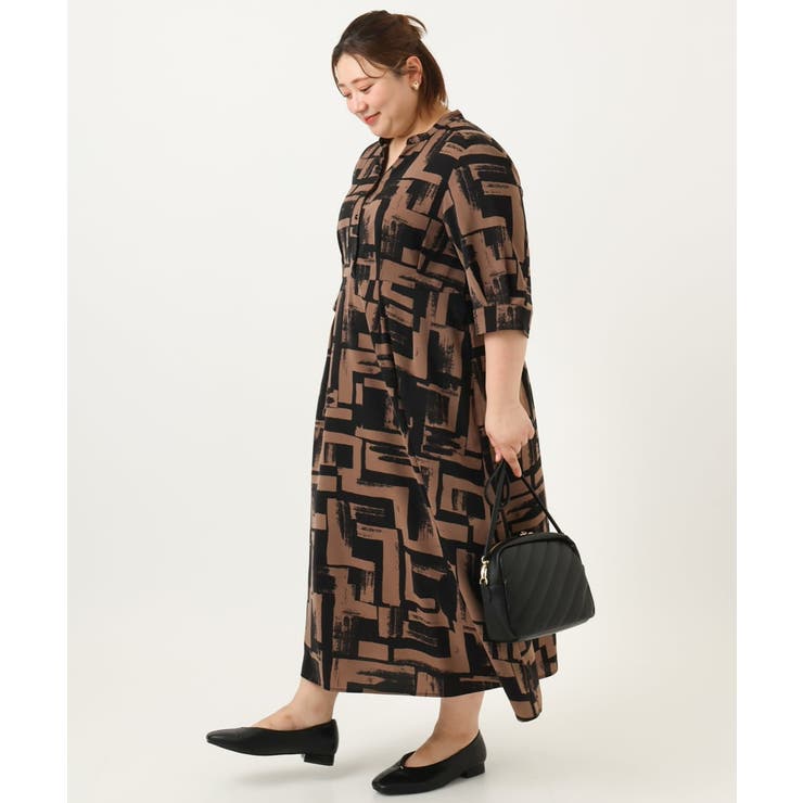 【大きいサイズ/LAVEANGE×eur3】タックワンピース | eur3 | 詳細画像13 