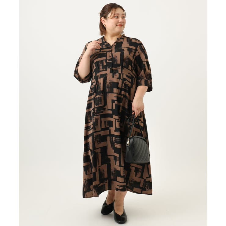 【大きいサイズ/LAVEANGE×eur3】タックワンピース | eur3 | 詳細画像14 