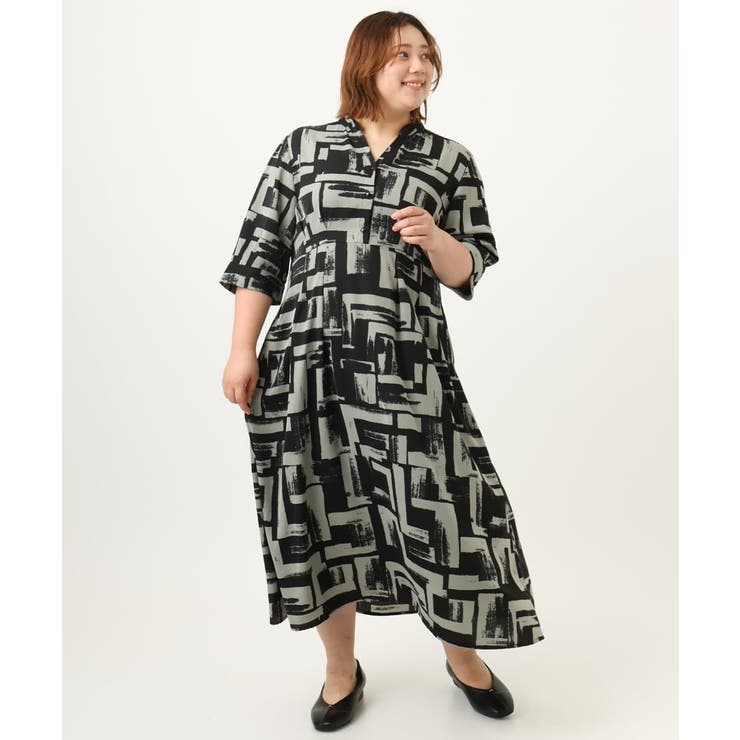 【大きいサイズ/LAVEANGE×eur3】タックワンピース | eur3 | 詳細画像15 