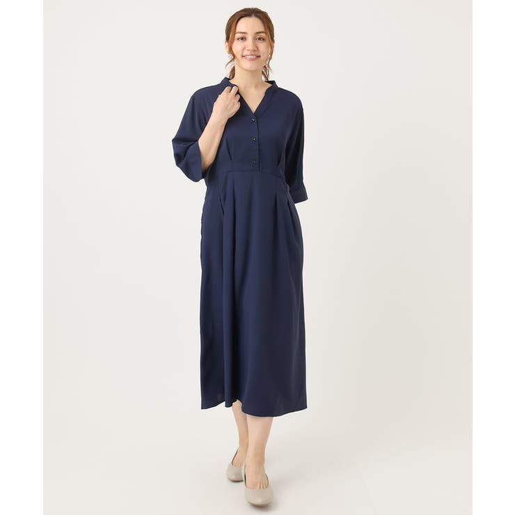 【大きいサイズ/LAVEANGE×eur3】タックワンピース | eur3 | 詳細画像2 