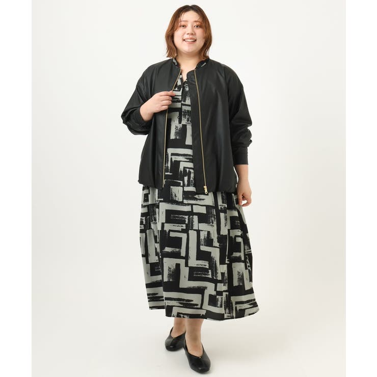 【大きいサイズ/LAVEANGE×eur3】タックワンピース | eur3 | 詳細画像25 