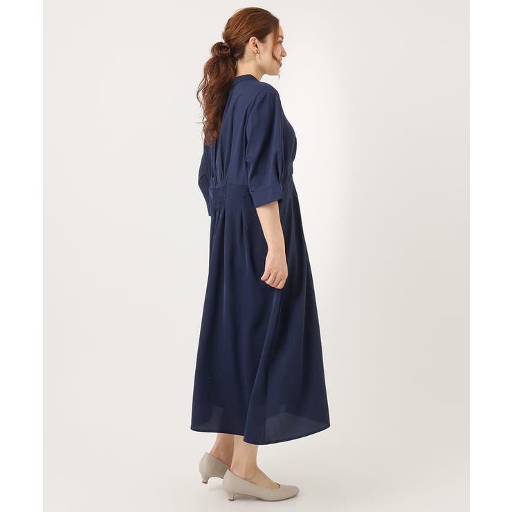 【大きいサイズ/LAVEANGE×eur3】タックワンピース | eur3 | 詳細画像4 