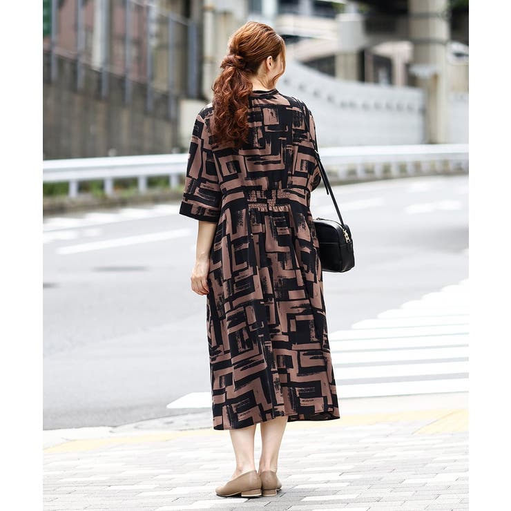 【大きいサイズ/LAVEANGE×eur3】タックワンピース | eur3 | 詳細画像8 