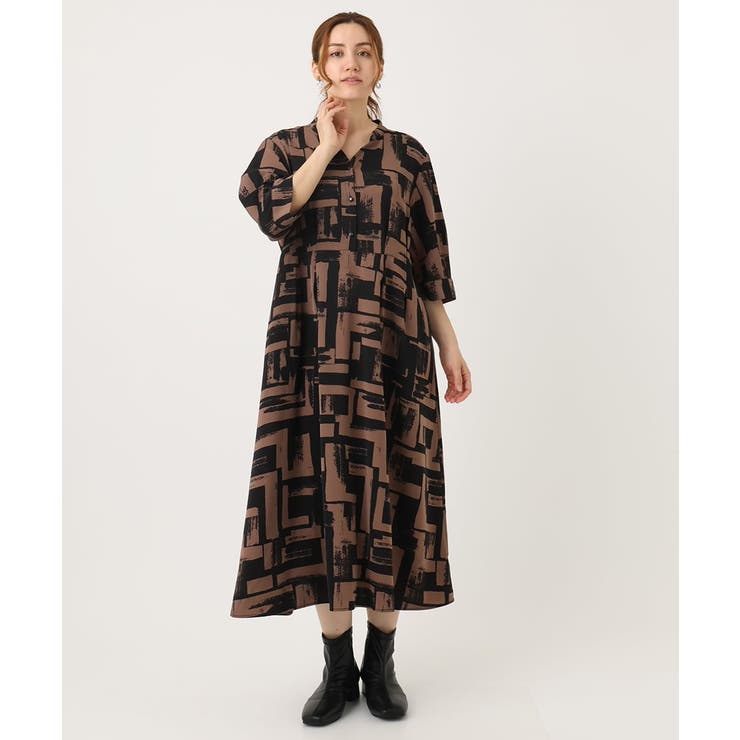 【大きいサイズ/LAVEANGE×eur3】タックワンピース | eur3 | 詳細画像9 