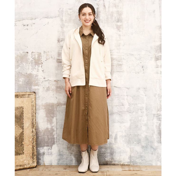 【大きいサイズ】ロングシャツワンピース | eur3 | 詳細画像12 