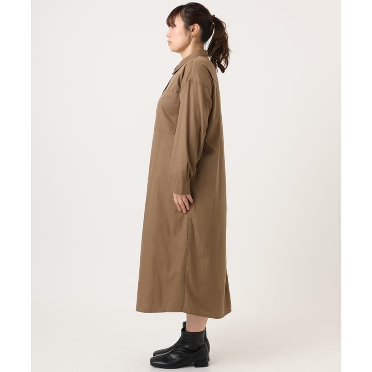 【大きいサイズ】ロングシャツワンピース | eur3 | 詳細画像19 