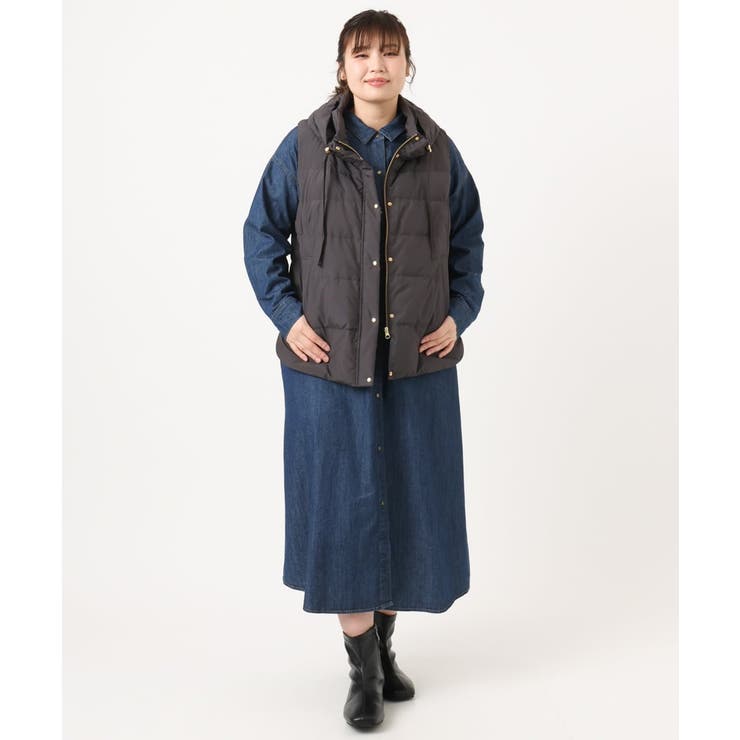 【大きいサイズ】ロングシャツワンピース | eur3 | 詳細画像6 