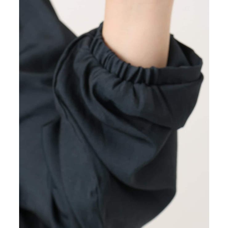 【大きいサイズ】サテンギャザーチュニック | eur3 | 詳細画像15 