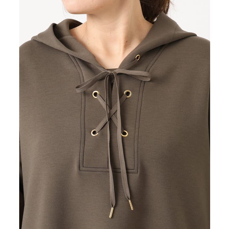 【大きいサイズ】レースアップダンボールフーディー | eur3 | 詳細画像11 