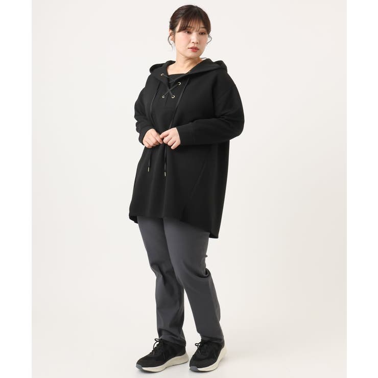 【大きいサイズ】レースアップダンボールフーディー | eur3 | 詳細画像19 