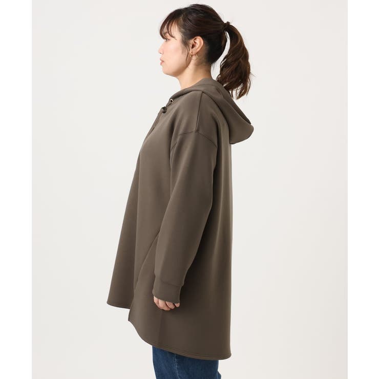 【大きいサイズ】レースアップダンボールフーディー | eur3 | 詳細画像8 