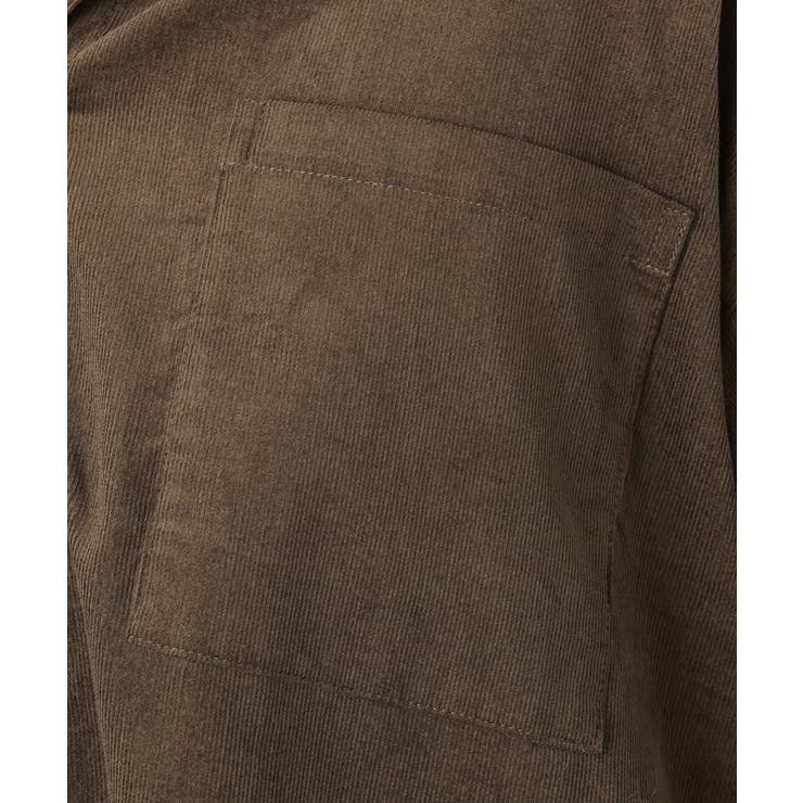 【大きいサイズ】コーデュロイフーディーシャツチュニック | eur3 | 詳細画像17 