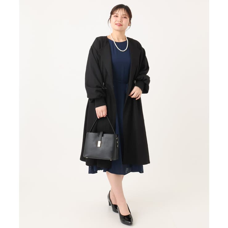 【大きいサイズ】サイドレースドレス | eur3 | 詳細画像20 