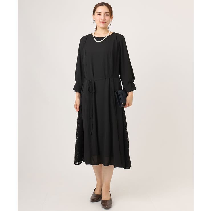 【大きいサイズ】サイドレースドレス | eur3 | 詳細画像23 