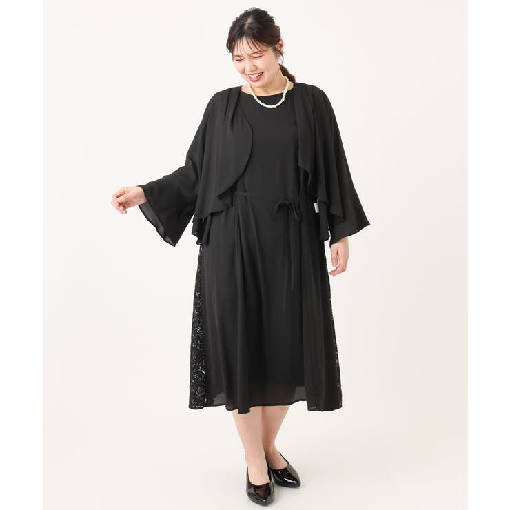 【大きいサイズ】サイドレースドレス | eur3 | 詳細画像29 