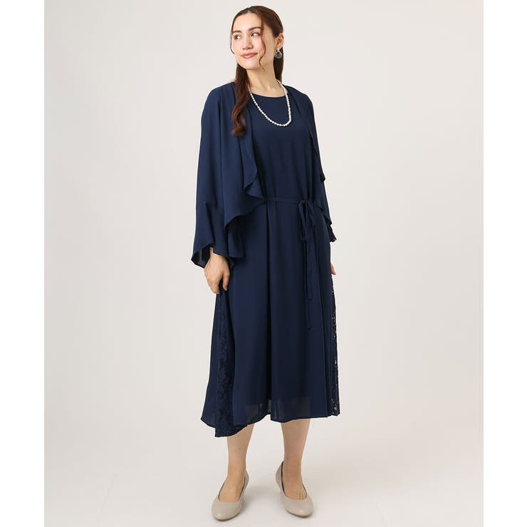 【大きいサイズ】サイドレースドレス | eur3 | 詳細画像7 