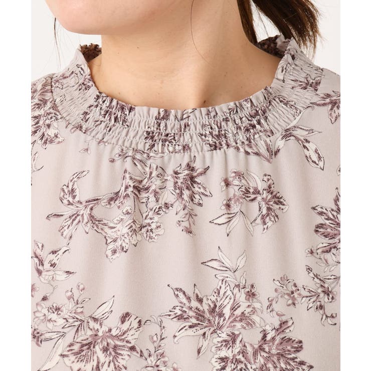 【大きいサイズ】プリント花柄ワンピース | eur3 | 詳細画像10 