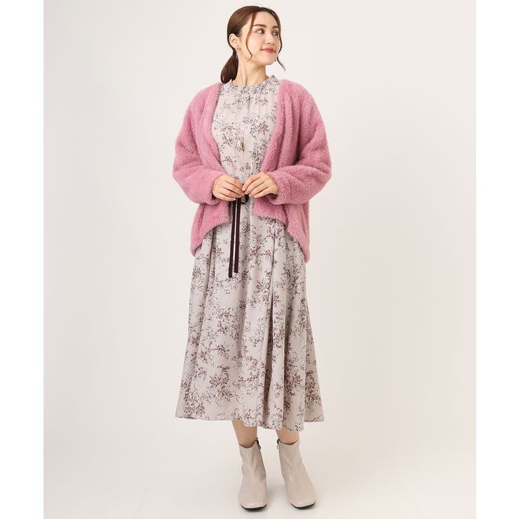 【大きいサイズ】プリント花柄ワンピース | eur3 | 詳細画像17 