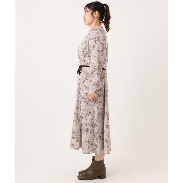 【大きいサイズ】プリント花柄ワンピース | eur3 | 詳細画像22 