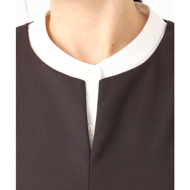 【大きいサイズ】サイドリブジャンパースカート | eur3 | 詳細画像9 